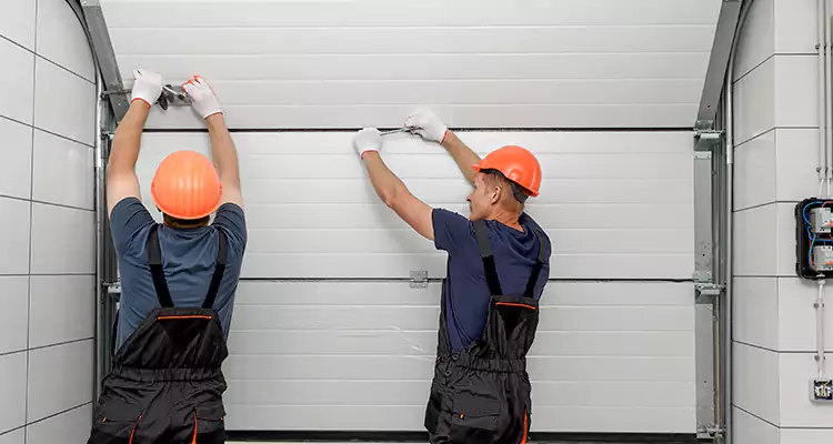 Garage Door Bottom Panel Repair in Lauderhill, FL