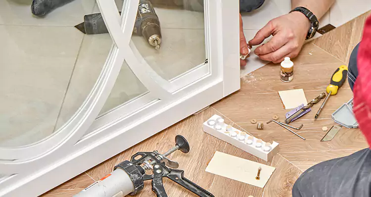 Interior Patio Door Casing Repair in Lauderhill, FL