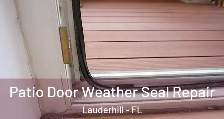  Patio Door Weather Seal Repair Lauderhill - FL