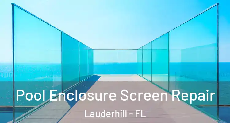  Pool Enclosure Screen Repair Lauderhill - FL