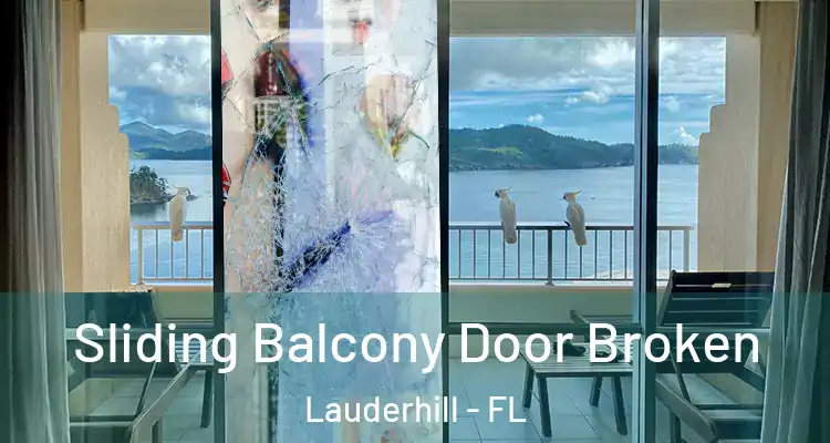  Sliding Balcony Door Broken Lauderhill - FL
