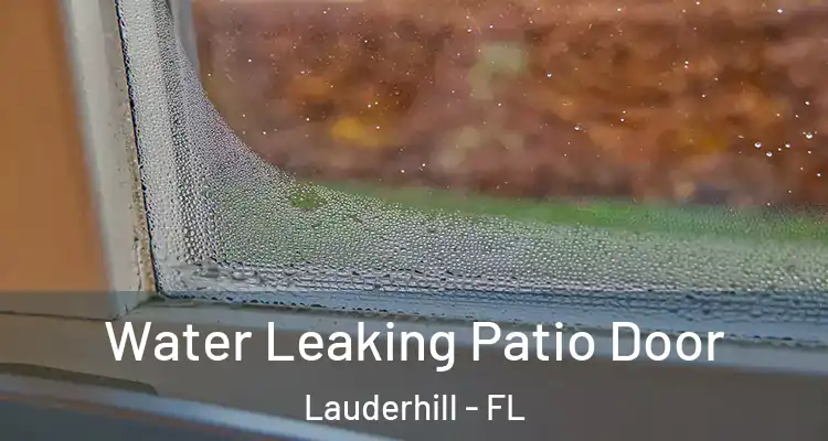  Water Leaking Patio Door Lauderhill - FL